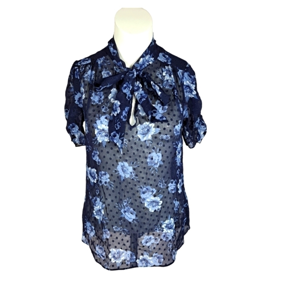 Kate Spade Sheer 100% silk‎ Top